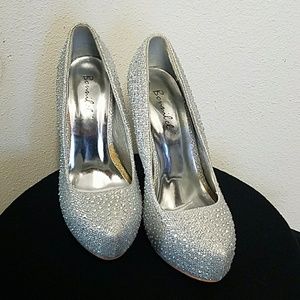 Silver heels